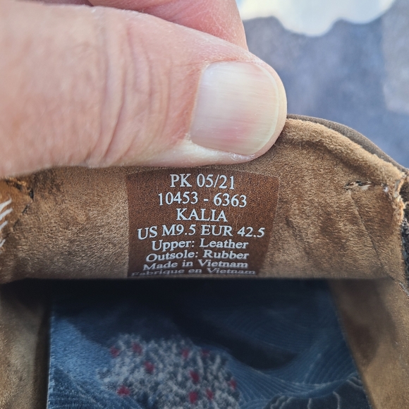 Men's Olukai Kalia brown Leather Slip-OnShoe Collapsible Heel - Picture 10 of 10